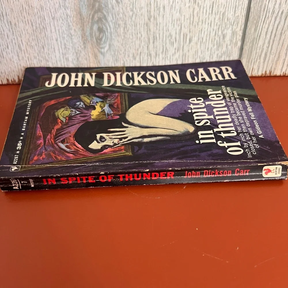 In‎ Spite of Thunder John Dickson Carr Bantam Mystery Vintage 1961 Paperback